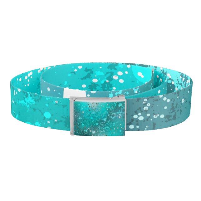 Mint Turquoise Foil Background Belt (Coil)