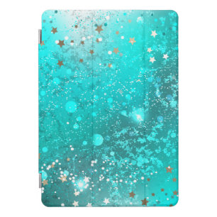 Mint Turquoise Foil Background iPad Pro Cover
