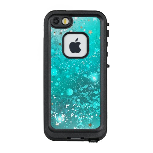 Mint Turquoise Foil Background LifeProof FRĒ iPhone SE55s Case