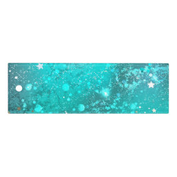 Mint Turquoise Foil Background Ruler