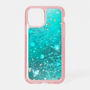 Mint Turquoise Foil Background Speck iPhone 11 Pro Case