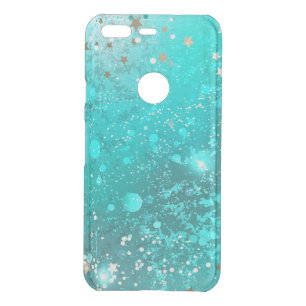 Mint Turquoise Foil Background Uncommon Google Pixel Case