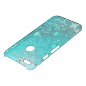 Mint Turquoise Foil Background Uncommon Google Pixel XL Case (Top)