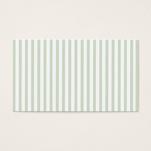 Customizable Mint Vertical Stripes Business Card Template