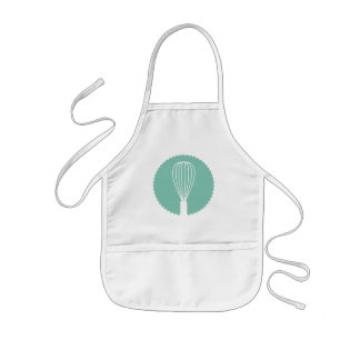 Mint Whisk Silhouette Kitchen Apron