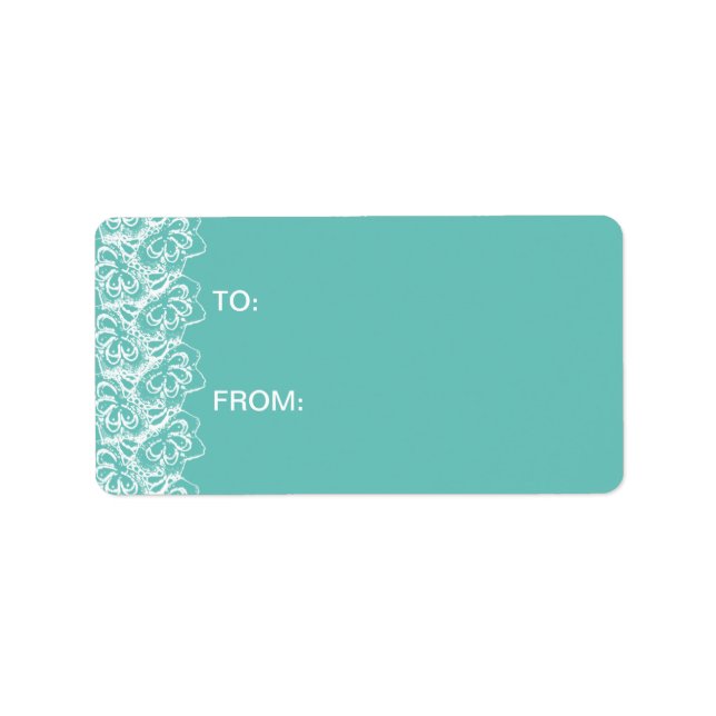 Mint White Lace Label (Front)