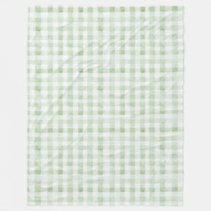 Mint White Stripes Birthday Fleece Blanket
