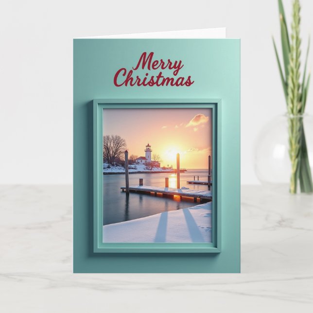 Mint Winter Card (Front)