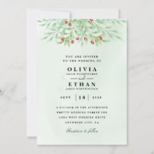 Minted winter wedding invitations