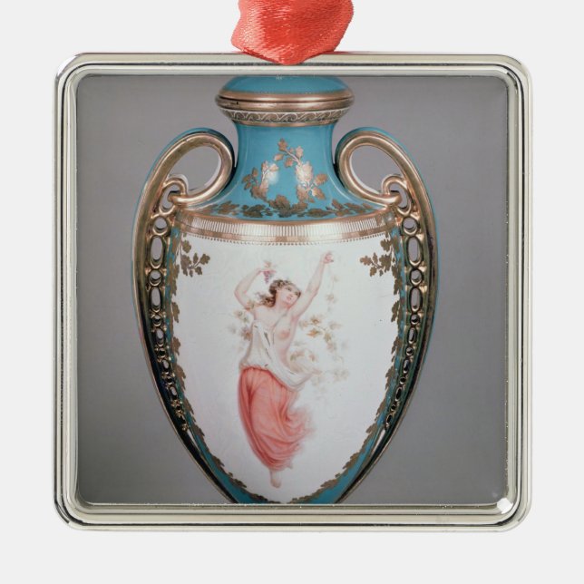 Minton vase, 1862 metal ornament (Front)