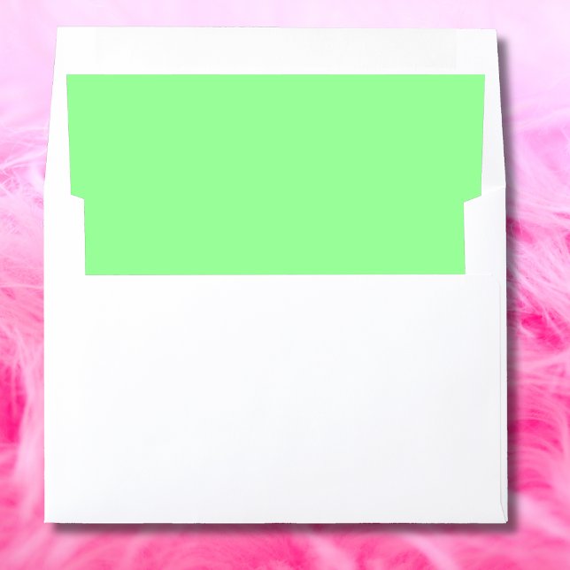 Minty Blue freshness for lighthearted celebrations Envelope Liner (Creator Uploaded)
