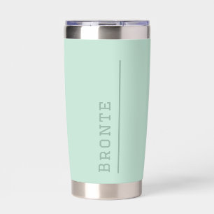 Minty fresh Color Flow monogram Insulated Tumbler