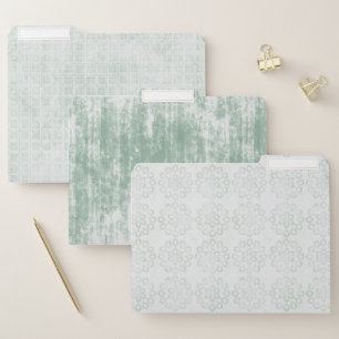 Minty Green III File Folders