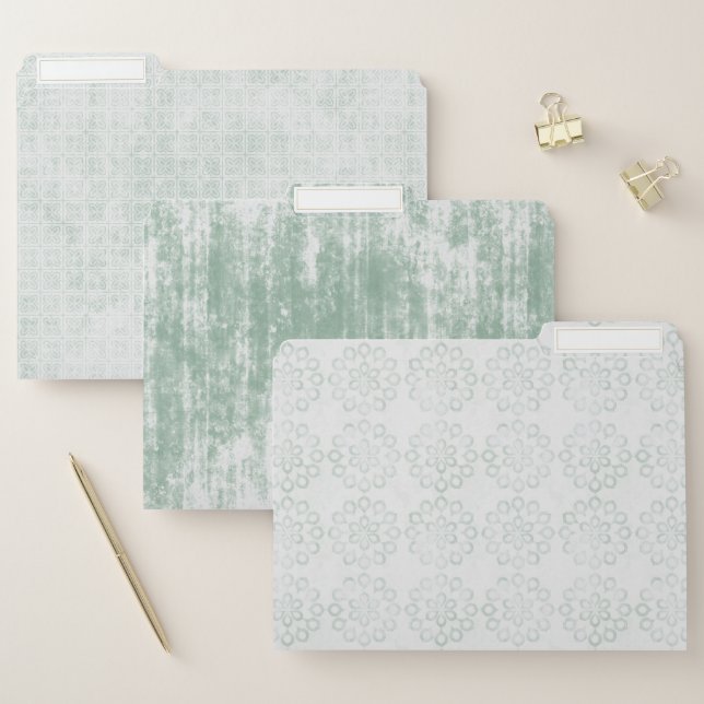Minty Green III File Folders (Set)