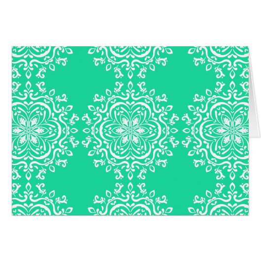 Minty Mandala Cards (Front Horizontal)
