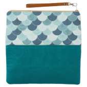 Minty Mermaid Clutch (Outside Open)