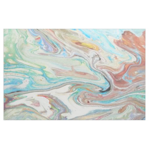 Minty Puddle Fabric