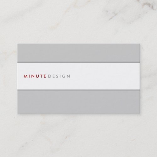 Minute Design Business Card