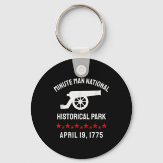 Minute Man National Historical Park Revolutionary  Keychain