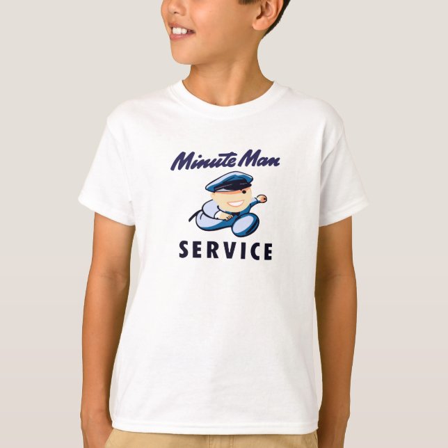 MINUTE MAN SERVICE T-Shirt (Front)