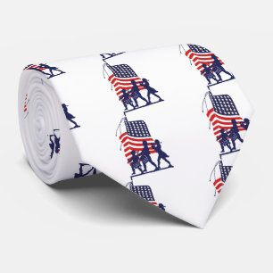 Minute Men and American Flag Tie