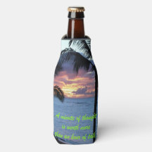 Minute of thought bottle wrap