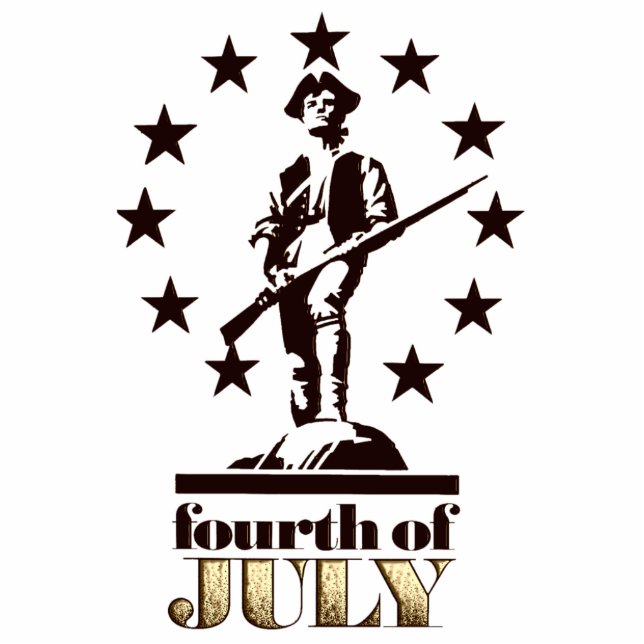 Minuteman July 4th 1776 Statuette (Front)