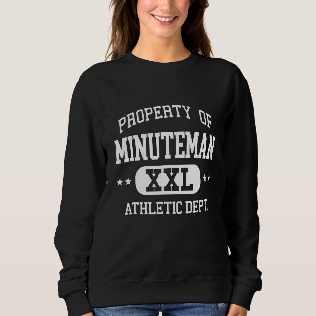 Minuteman Retro Athletic Property Dept Sweatshirt (Front)