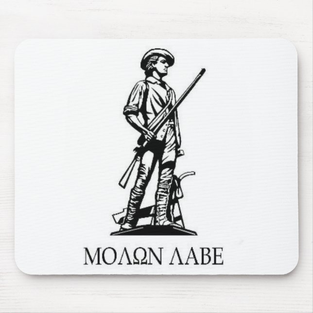 Minuteman statue mouse pad (Front)