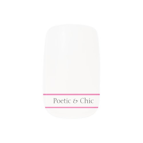 Minx Nail Art Decals poetry collection