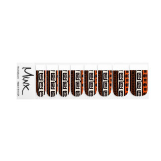 Minx Nail Decals: African Vibes Manicure Nail Art