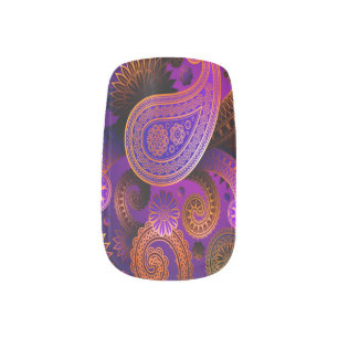 Minx Nail/Paisley Nail Art