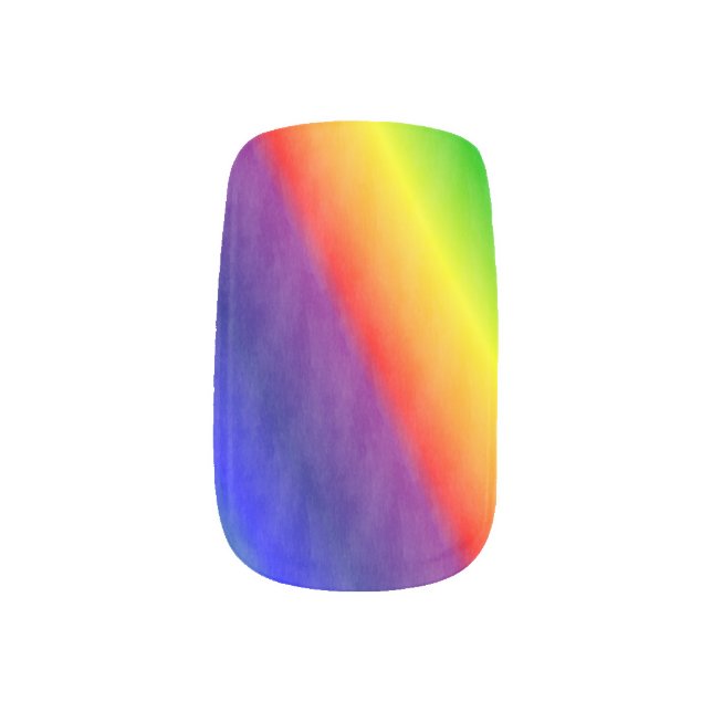Minx Nail/Rainbow Minx Nail Wraps (Right Thumb)
