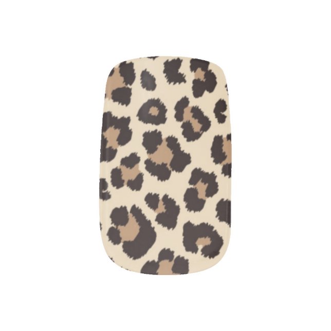 Minx nail sticker leopard pattern (Left Thumb)