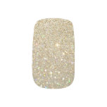 Minx Nails - Gold Glitter Dark Base Minx Nail Wraps at Zazzle