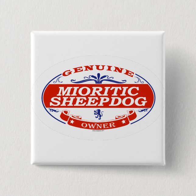 Mioritic Sheepdog  Pinback Button (Front)