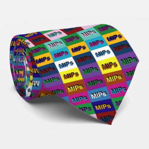 MIPs multi MIPs logo tie