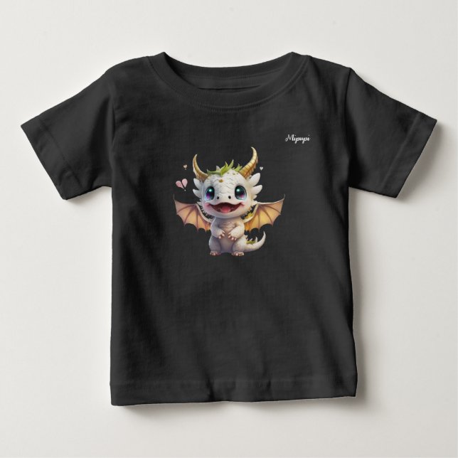 Mipupi Lovely Dragon Baby T-Shirt (Front)