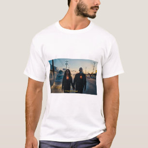 Miquiztli Calavera Lovers Stroll - T-Shirt