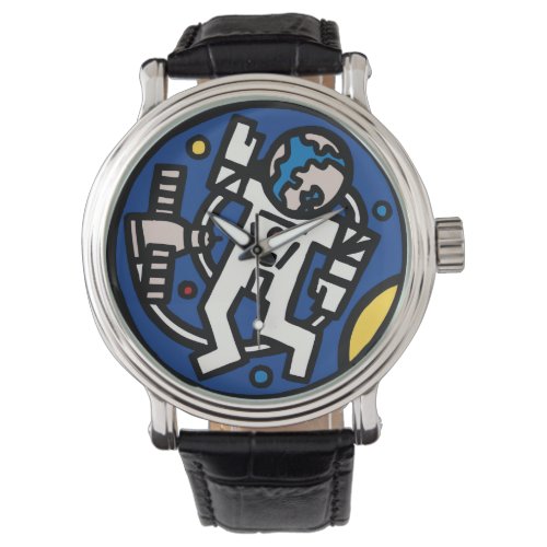 Mir_Altair Mission Patch Logo Watch