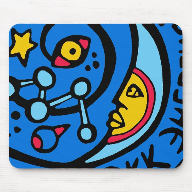 Mir-Cassiopee  Mission Patch Logo Mouse Pad (Front)