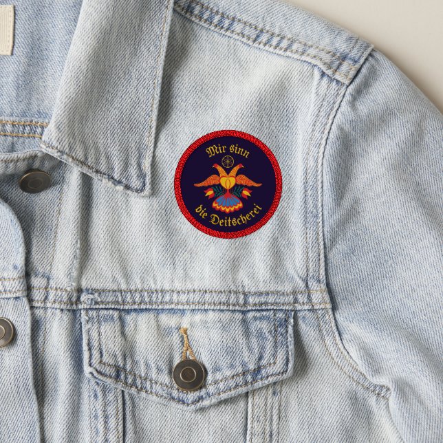 Mir sinn die Deitscherei - Deitschi Faahne  Patch (On Jacket)