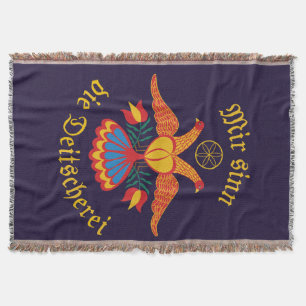 Mir sinn die Deitscherei - Deitschi Faahne Throw Blanket