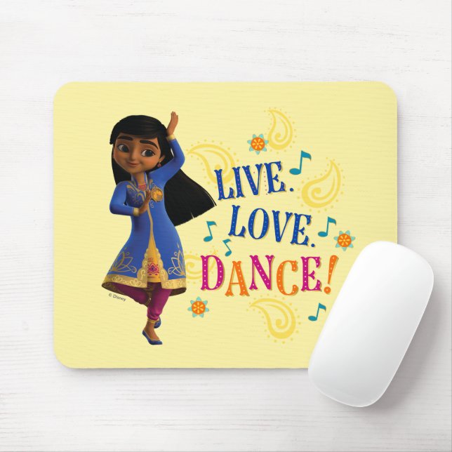 Mira | Live. Love. Dance! Mouse Pad (With Mouse)