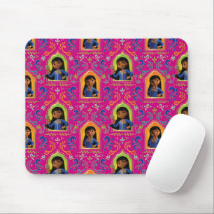 Mira Pink Ornate Pattern Mouse Pad