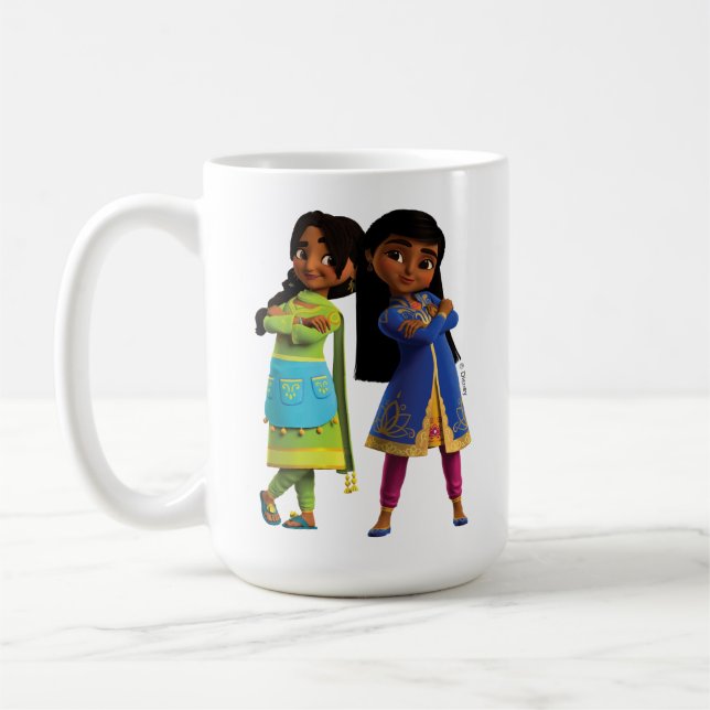 Mira & Priya Coffee Mug (Left)