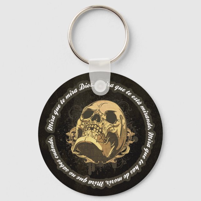 Mira que te mira dios keychain (Front)