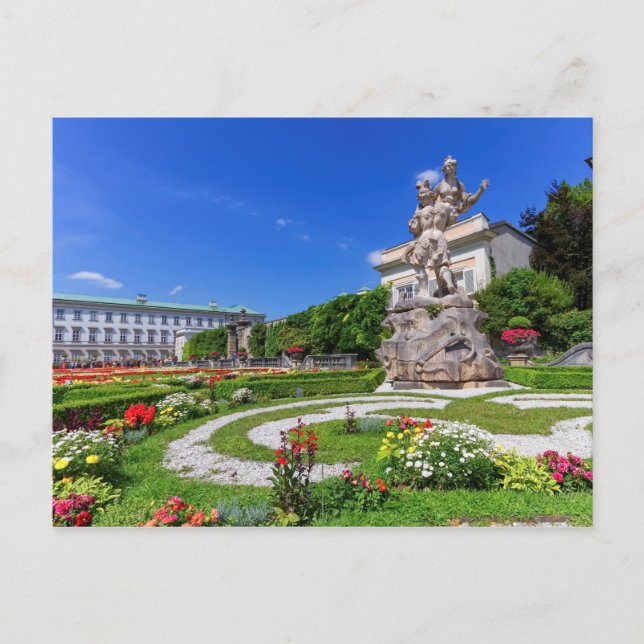 Mirabell palace and gardens, Salzburg, Austria Postcard (Front)