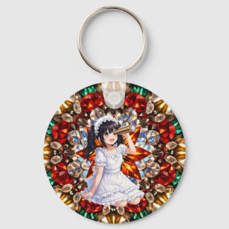 Mirabella in Gem Kaleidoscope – Sparkling Mandala  Keychain