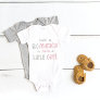"Miracle Baby" Little Girl One Piece Pink Baby Bodysuit